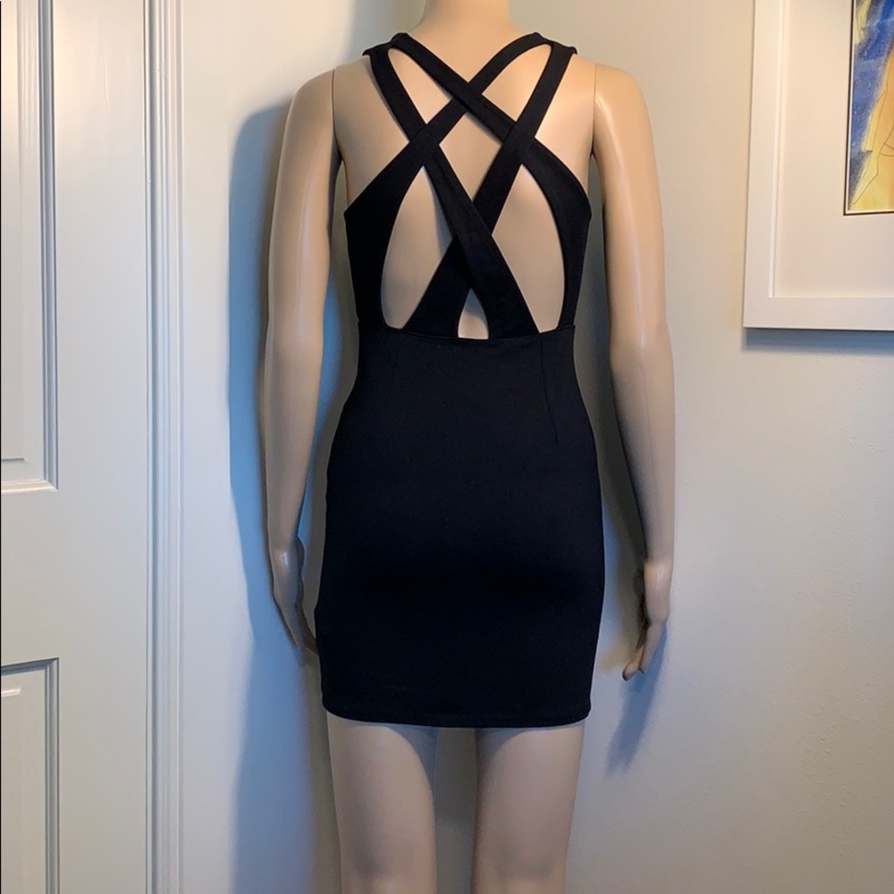 NWT LBD Silence + Noise Black Body-con Dress